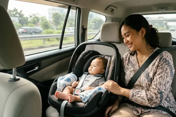 Tips Membawa Bayi Perjalanan Jauh dengan Mobil Pribadi atau Rental